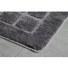 Ridder DELHI Koupelnová předložka 50x80cm s protiskluzem, 100% polyester, tmavě šedá 1712300