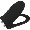 Sapho WC sedátko, SLIM, Soft Close, černá mat 100787-110