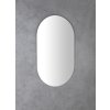 Aqualine Zrcadlo s broušenou hranou oválné 50x85cm, CU free 22504