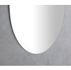 Aqualine VORA zrcadlo s broušenou hranou oválné 50x85cm, CU free 22504