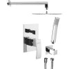 Sapho GINKO podomítkový sprchový set s pákovou baterií, 2 výstupy, chrom 1101-42-21