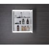 Sapho BATU galerka 60x71x15cm, 2x LED osvětlení, bílá lesk 1141120