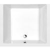 Polysan DEEP hluboká sprchová vanička s konstrukcí, obdélník 100x90x26cm, bílá 72349