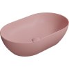 GSI PURA keramické umyvadlo na desku 60x37cm, blush mat 883424