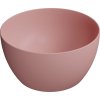 GSI PURA keramické umyvadlo na desku vysoké, průměr 42cm, blush mat 885224