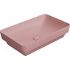GSI PURA keramické umyvadlo na desku 60x38cm, blush mat 883724