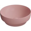 GSI PURA keramické umyvadlo na desku, průměr 40cm, blush mat 884624