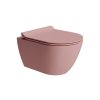 GSI PURA závěsná WC mísa, Swirlflush, 36x50cm, blush dual-mat 881624