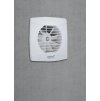 Cata UC-10 TH koupelnový ventilátor axiální s automatem, 8W, potrubí 100mm, bílá 01200200