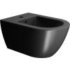 GSI PURA bidet závěsný, 36x55cm, černá mat 8865126