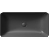 GSI NUBES keramické umyvadlo na desku 80x40cm, černá mat 904026
