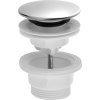 Bruckner Umyvadlová výpust 5/4“, click-clack, velká zátka, 4-45mm, ABS/nerez 151.308.1