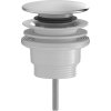 Bruckner Umyvadlová výpust 5/4“, click-clack, velká zátka, 4-45mm, ABS/nerez 151.308.1