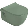 Sapho BRILLA WC sedátko, SLIM, Soft Close, zelená mat 100787-128