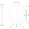 Sapho BRILLA WC sedátko, SLIM, Soft Close, latte mat 100787-114