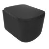 Kerasan TRIBECA závěsná WC mísa, Rimless, 35x54cm, černá mat 511431