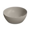 GSI PURA keramické umyvadlo na desku, průměr 42cm, tortora mat 885105