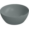 GSI PURA keramické umyvadlo na desku, průměr 42cm, agave mat 885104