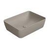 GSI SAND/NUBES keramické umyvadlo na desku 50x38cm, tortora mat 903705