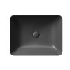 GSI SAND/NUBES keramické umyvadlo na desku 50x38cm, černá mat 903726