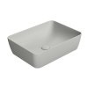 GSI SAND/NUBES keramické umyvadlo na desku 50x38cm, cenere mat 903717