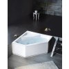 Polysan FLOSS rohová vana 145x145x50cm, bílá 98611