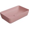 GSI NUBES keramické umyvadlo na desku 60x38cm, blush mat 903624