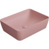 GSI SAND/NUBES keramické umyvadlo na desku 50x38cm, blush mat 903724