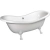 Polysan CHARLESTON volně stojící vana 188x83x69cm, nohy bílé, bílá 38112