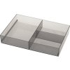 Sapho Organizér do zásuvky, 202x50x302 mm, plast, kouřová 909
