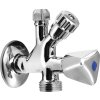 Aqualine Kombinovaný ventil 1/2"x3/4"x3/8", chrom 5309