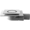 Omp Tea TIRANA podlahová vpust boční 150x150mm, DN50, chrom 2665.695.8