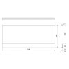 Polysan COUVERT NIKA panel čelní 120x52cm 72853
