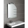 Aqualine WEGA zrcadlo s policemi 65x90cm 65028