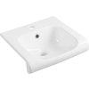 Kerasan INKA keramické umyvadlo polozápustné, 40x40cm, bílá 341201
