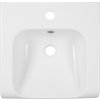 Kerasan INKA keramické umyvadlo polozápustné, 40x40cm, bílá 341201