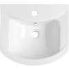 Aqualine ZERO 45 keramické umyvadlo nábytkové 45, 5x40cm, bílá 6045