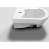 Aqualine ZERO 45 keramické umyvadlo nábytkové 45, 5x40cm, bílá 6045