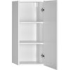 Aqualine ZOJA/KERAMIA FRESH horní skříňka 35x76x23cm, bílá 50334