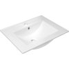 Sapho SLIM keramické umyvadlo, nábytkové, 60x46, 5cm, bílá 1601-60