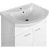 Aqualine ZOJA umyvadlová skříňka 61, 5x74x32cm, bílá, 2x dvířka 51063