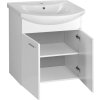 Aqualine ZOJA umyvadlová skříňka 61, 5x74x32cm, bílá, 2x dvířka 51063
