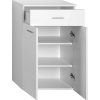 Aqualine ZOJA/KERAMIA FRESH skříňka spodní se zásuvkou 50x78x29cm, bílá 50313