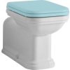 Kerasan WALDORF WC mísa stojící, 37x65cm, spodní/zadní odpad, bílá 411601