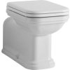 Kerasan WALDORF WC mísa stojící, 37x65cm, spodní/zadní odpad, bílá 411601