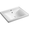 Aqualine SAVA 55 keramické umyvadlo nábytkové 55x46cm, bílá 2055