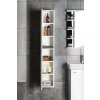 Aqualine ZOJA/KERAMIA FRESH skříňka vysoká 25x140x20cm, bílá 51125
