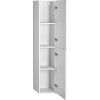 Aqualine ZOJA/KERAMIA FRESH skříňka vysoká 30x140x25cm, bílá 51155