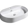 Kerasan RING keramické umyvadlo na desku 65x40cm, bílá 028501