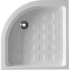 Kerasan RETRO keramická sprchová vanička, čtvrtkruh 90x90x20cm, R550, bílá 133901
